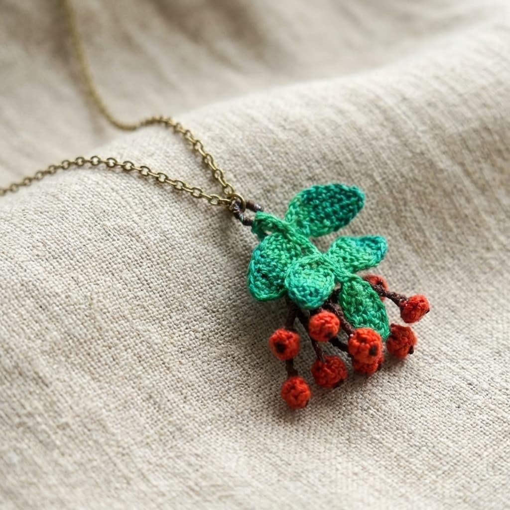 řetizek jeřabiny a šperk s příběhem